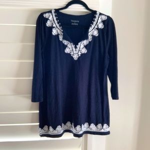 Talbots navy top